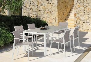 Silla aluminio exterior Orick Gris