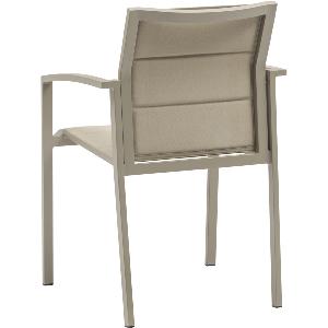 Silla aluminio exterior Orick Taupe