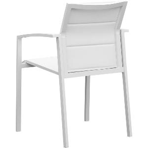 Silla aluminio exterior Orick Blanca