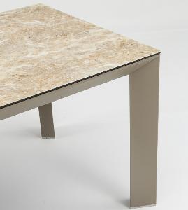 Mesa comedor aluminio exterior Orick Taupe