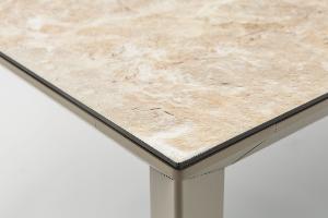 Mesa comedor aluminio exterior Orick Taupe