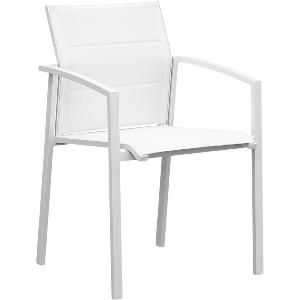 Silla aluminio exterior Orick Blanca