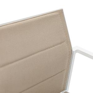 Silla aluminio exterior Orick Taupe