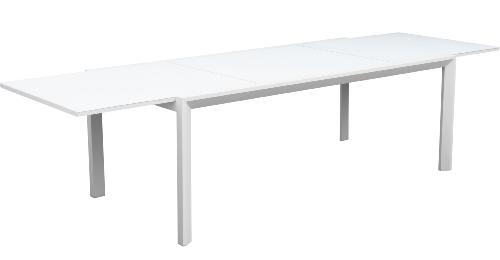 Mesa aluminio extensible 3m Orick Blanca