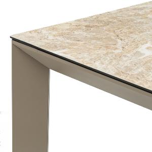 Mesa comedor aluminio exterior Orick Taupe