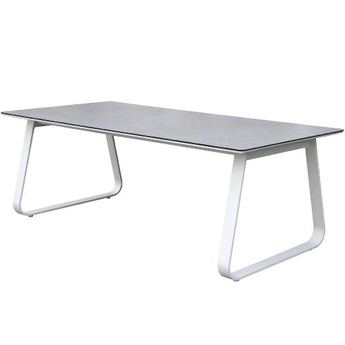 Mesa comedor Babylon. Blanca