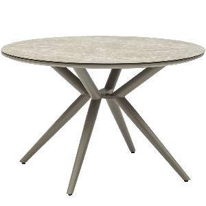 Mesa redonda aluminio exterior Orick Taupe