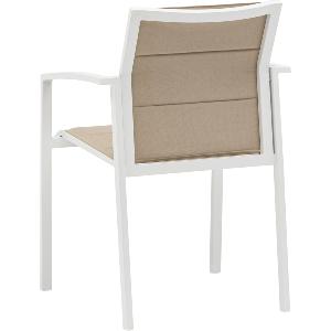 Silla aluminio exterior Orick Taupe